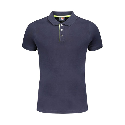 Norway 1963 Blue Cotton Polo Shirt – L par Norway 1963 | Disponible sur Sandy Store ByNet