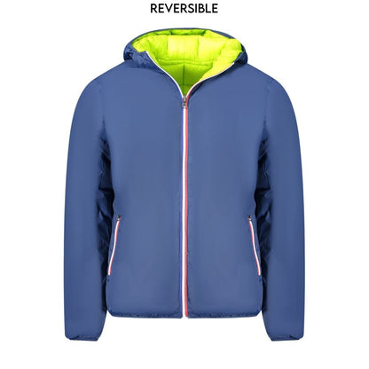 Norway 1963 Blue Polyamide Men's Reversible Jacket - Sandy Store ByNet