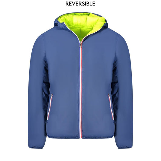 Norway 1963 Blue Polyamide Men's Reversible Jacket - Sandy Store ByNet