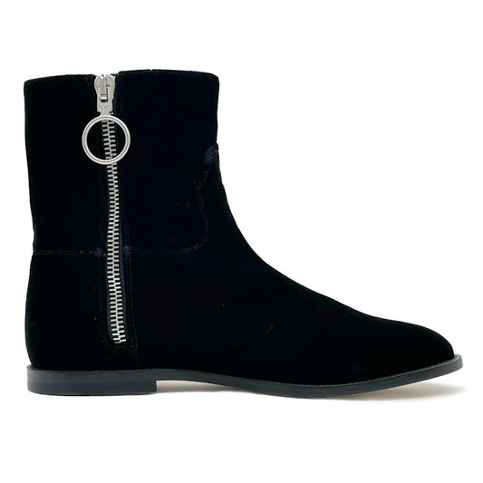 Off - White Black Calfskin Women Ankle Boot - Sandy Store ByNet