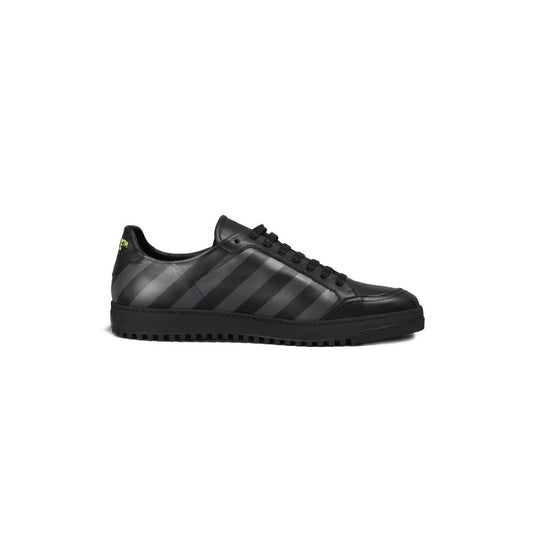Off - White Black Calfskin Women Sneaker - Sandy Store ByNet