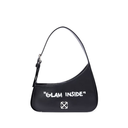Off - White Black Leather Crossbody Bag - Sandy Store ByNet