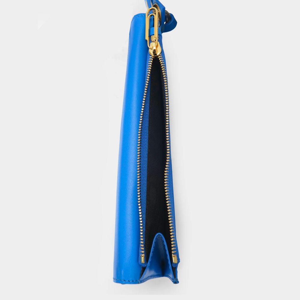 Off - White Blue Leather Shoulder Bag - Sandy Store ByNet
