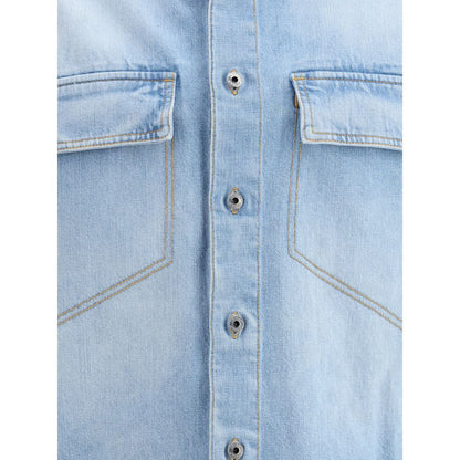 Off - White Fresco denim Shirt - Sandy Store ByNet