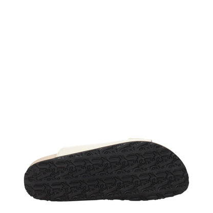 Palm Angels Beige Leather Slippers Sandals – EU40/US7 par Palm Angels | Disponible sur Sandy Store ByNet