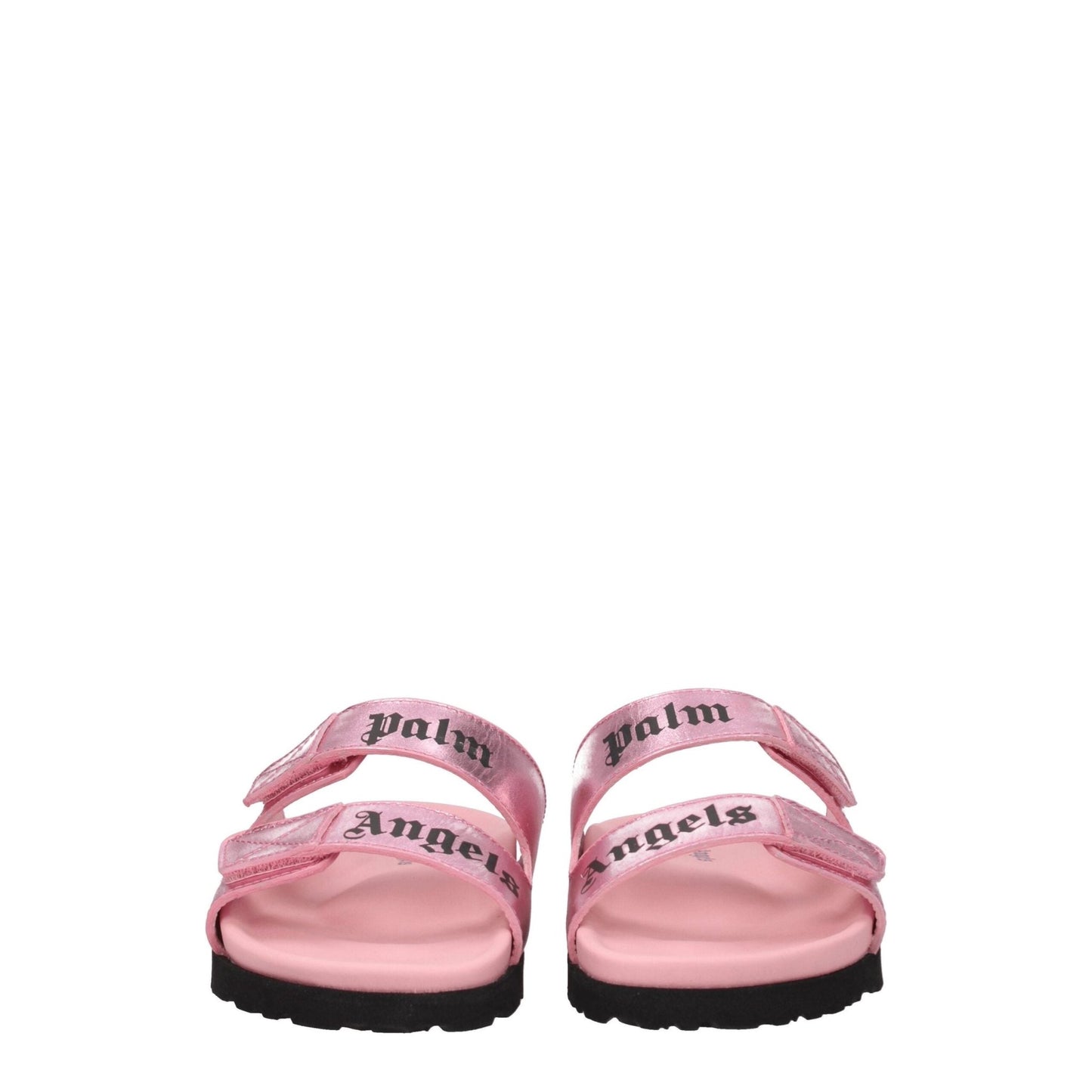 Palm Angels Pink Leather Slippers Sandals – EU36/US6 par Palm Angels | Disponible sur Sandy Store ByNet