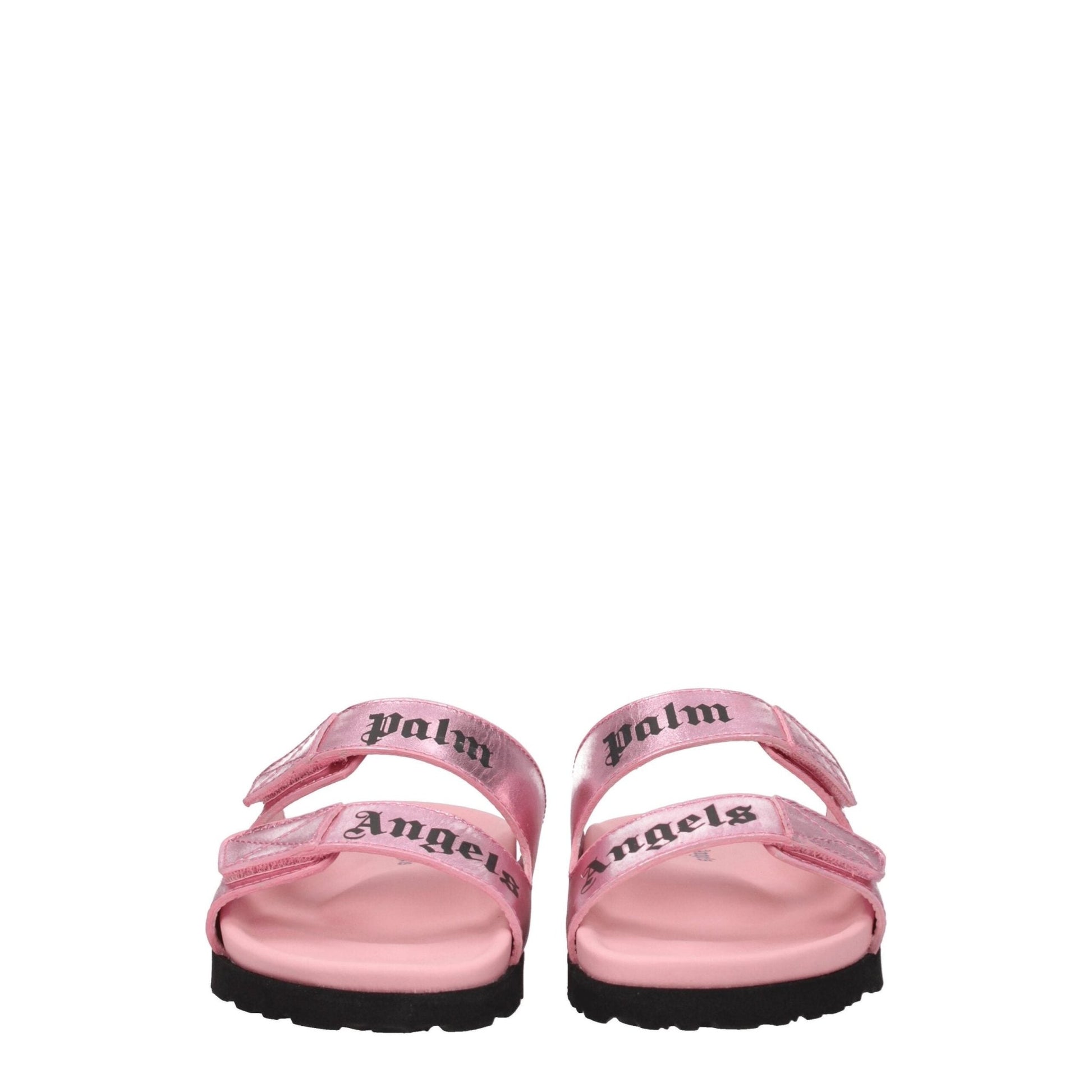 Palm Angels Pink Leather Slippers Sandals – EU36/US6 par Palm Angels | Disponible sur Sandy Store ByNet