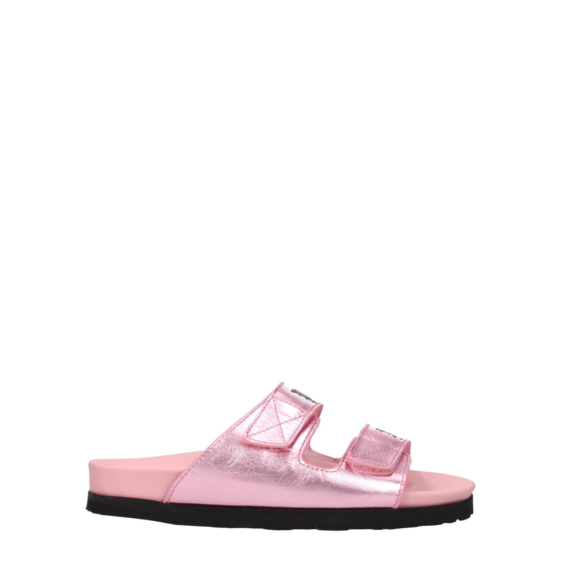 Palm Angels Pink Leather Slippers Sandals – EU36/US6 par Palm Angels | Disponible sur Sandy Store ByNet