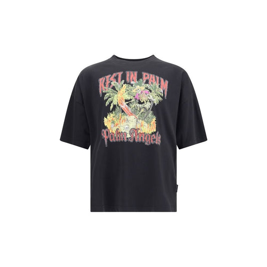 Palm Angels Rest in Palm Cotton T-Shirt – L par Palm Angels | Disponible sur Sandy Store ByNet