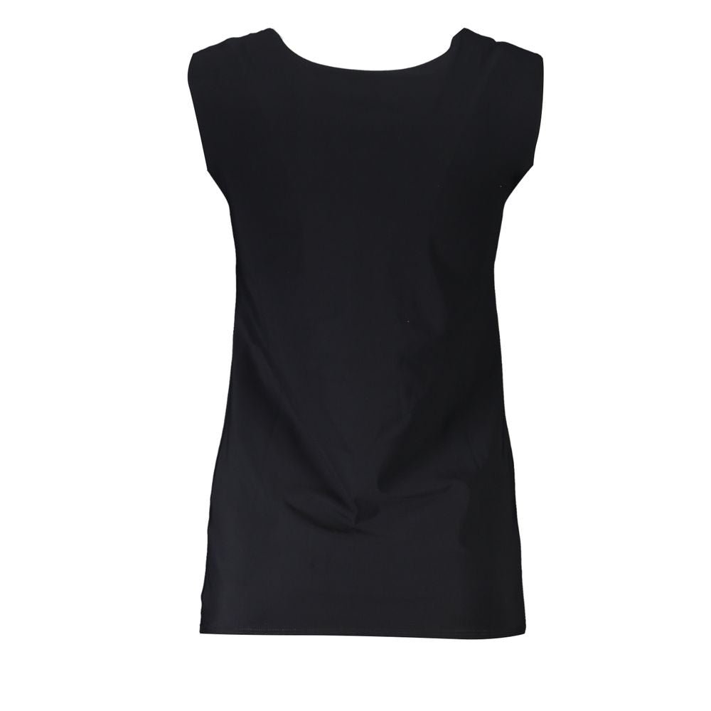 Patrizia Pepe Black Elastane Tank Top – XS par Patrizia Pepe | Disponible sur Sandy Store ByNet