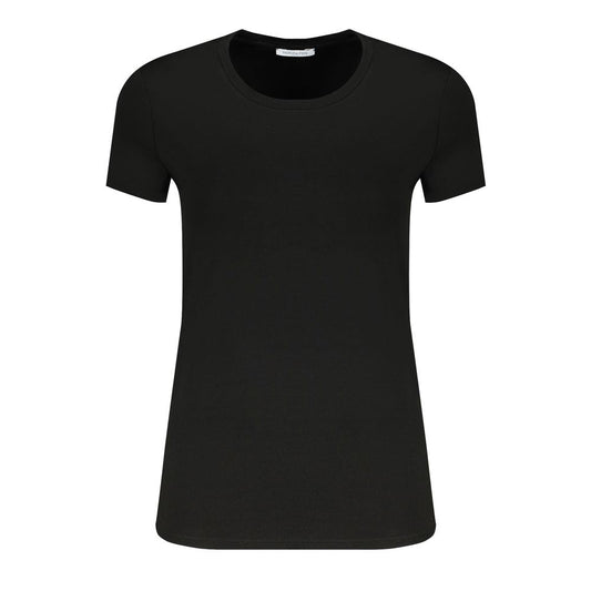 Patrizia Pepe Black Elastane Tops & T-Shirt - Sandy Store ByNet