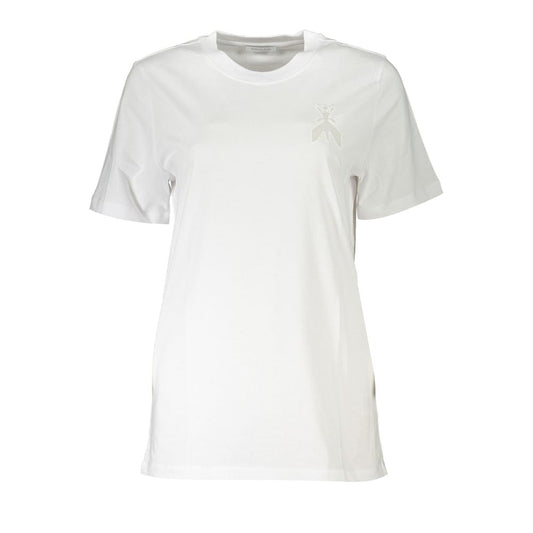 Patrizia Pepe Chic Embroidered Crew Neck Tee - Sandy Store ByNet