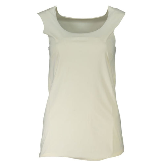 Patrizia Pepe White Elastane Tank Top – XS par Patrizia Pepe | Disponible sur Sandy Store ByNet