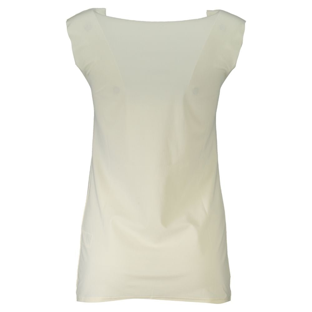Patrizia Pepe White Elastane Tank Top – XS par Patrizia Pepe | Disponible sur Sandy Store ByNet