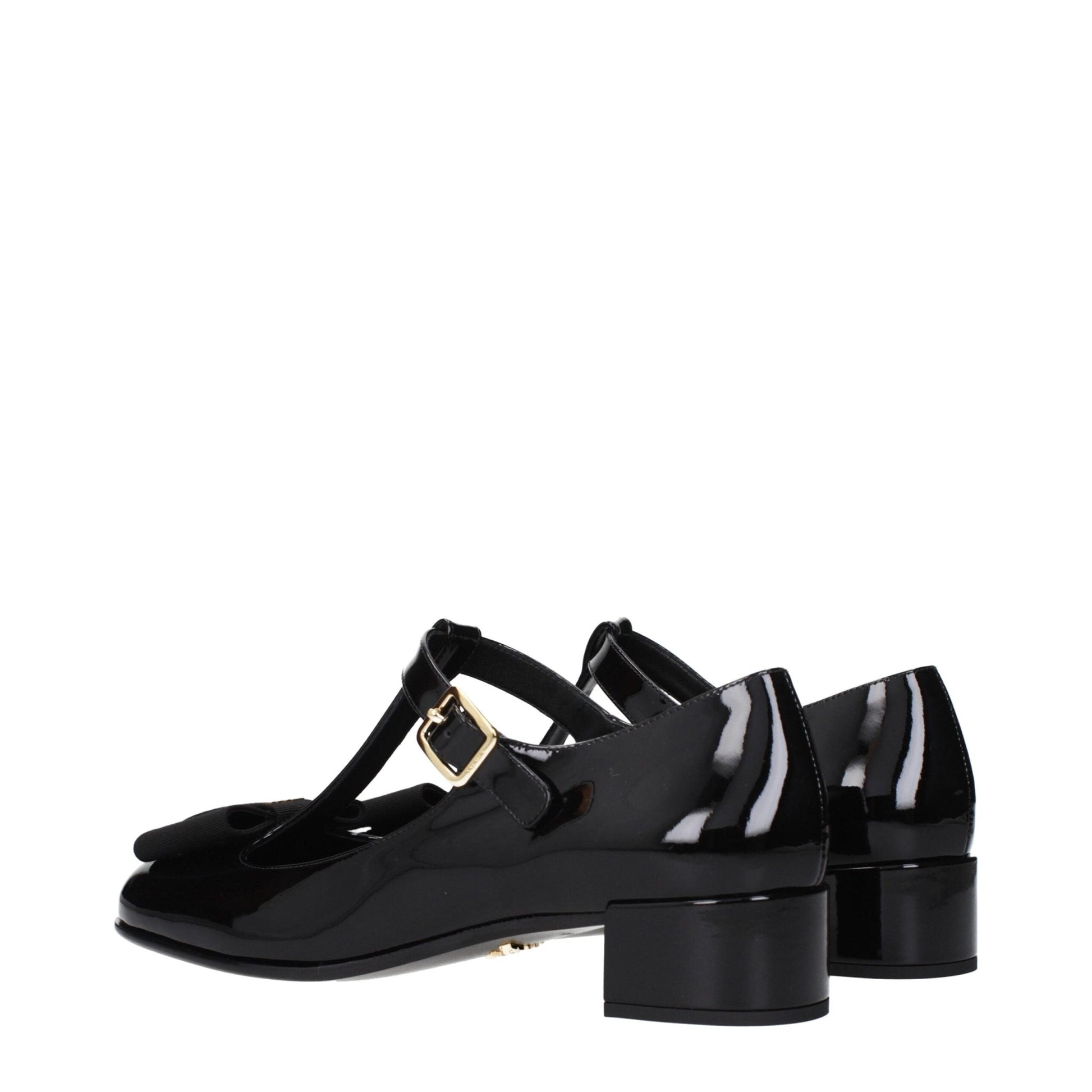 Prada Black Leather Ballet Flats – EU40/US10 par Prada | Disponible sur Sandy Store ByNet