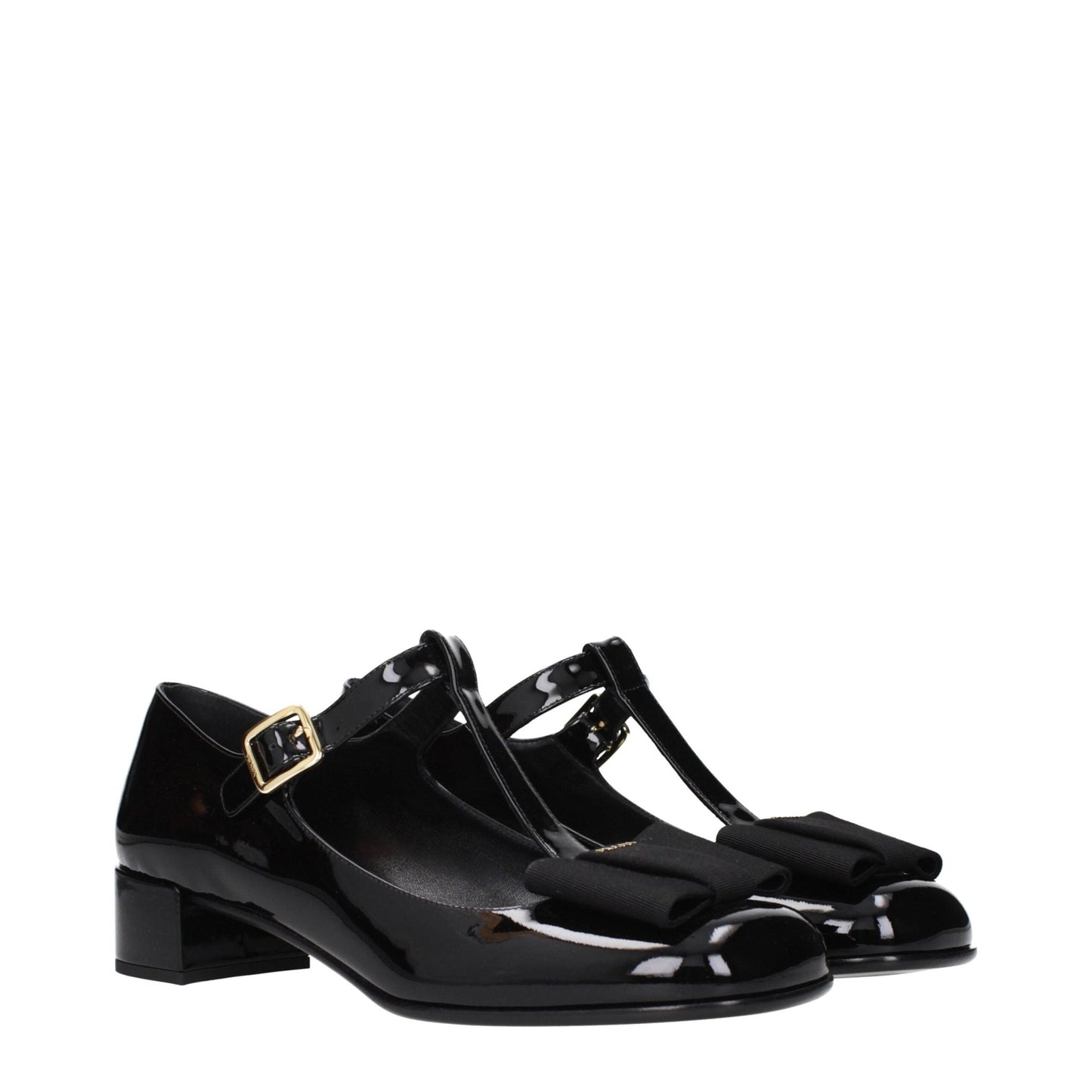 Prada Black Leather Ballet Flats – EU40/US10 par Prada | Disponible sur Sandy Store ByNet