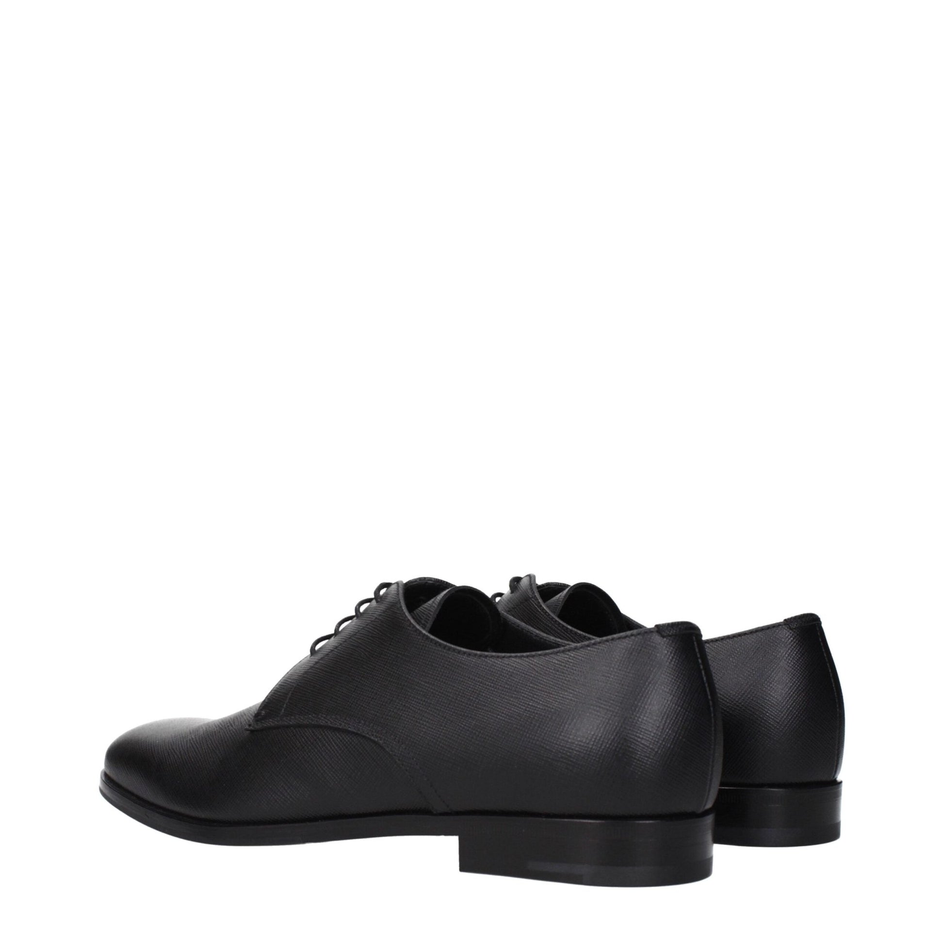 Prada Black Leather Oxfords And Derbies – 7 par Prada | Disponible sur Sandy Store ByNet