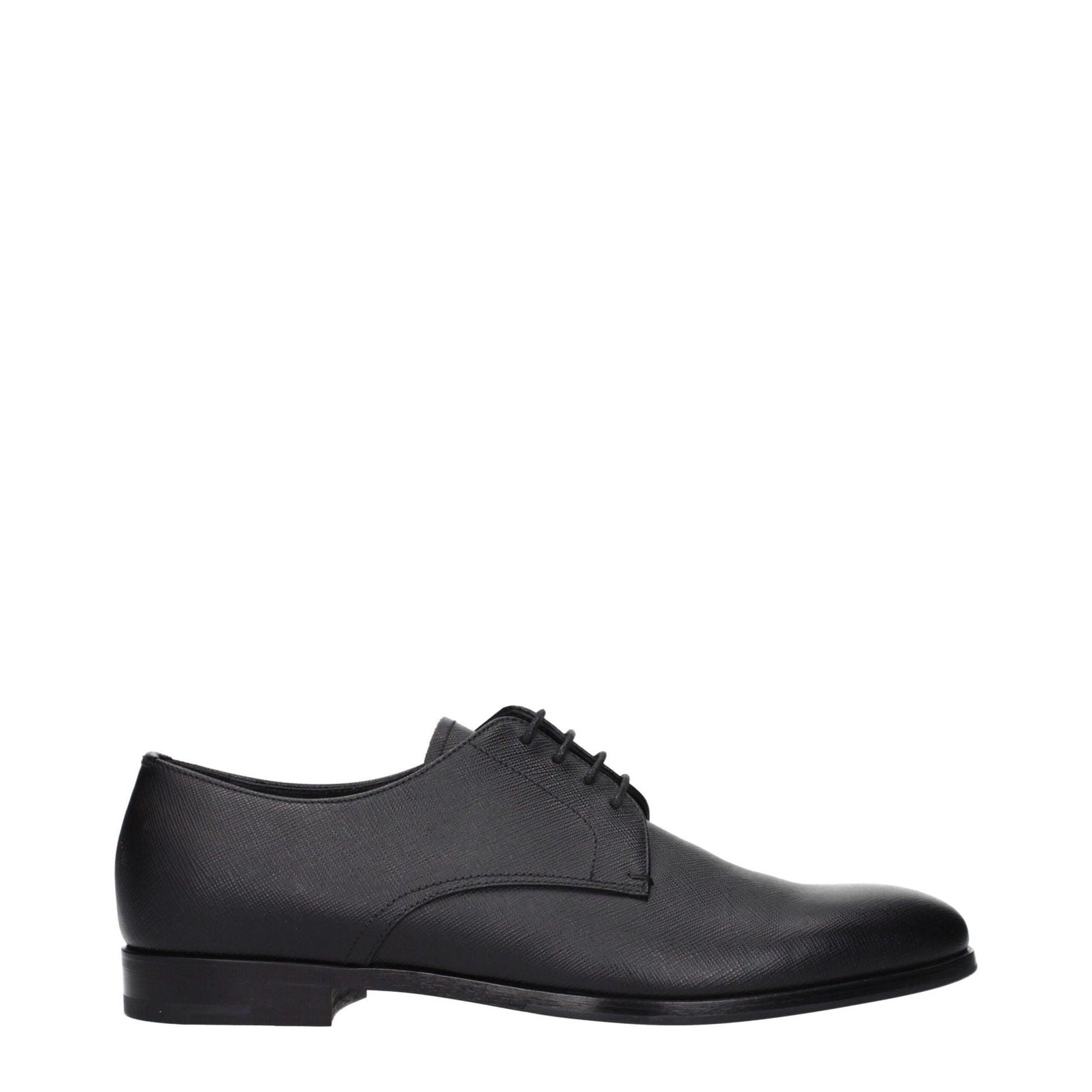 Prada Black Leather Oxfords And Derbies – 7 par Prada | Disponible sur Sandy Store ByNet