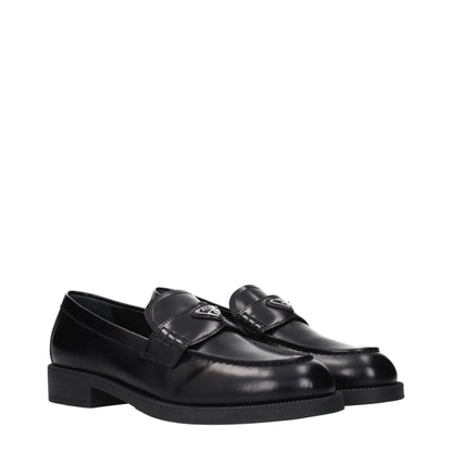 Prada Black Leather Slip - On Loafers – EU36.5/US6.5 par Prada | Disponible sur Sandy Store ByNet