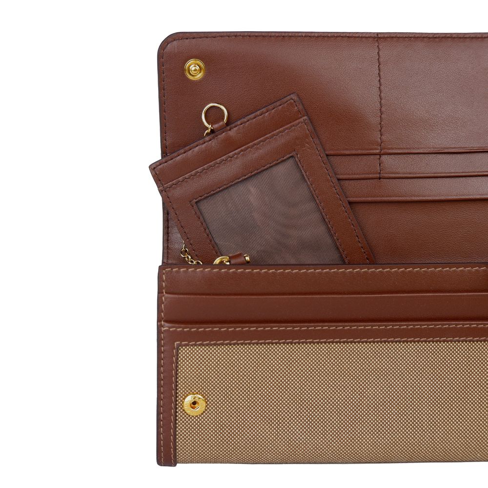 Prada Brown Leather Women Wallet - Sandy Store ByNet