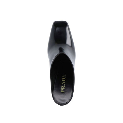 Prada Leather Mules 85mm – EU35/US5 par Prada | Disponible sur Sandy Store ByNet