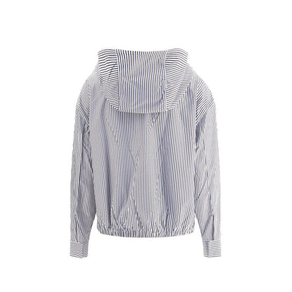 Prada Striped hooded Jacket – 42 par Prada | Disponible sur Sandy Store ByNet