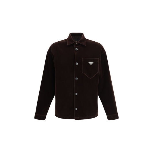Prada Velvet Shirt Jacket - Sandy Store ByNet