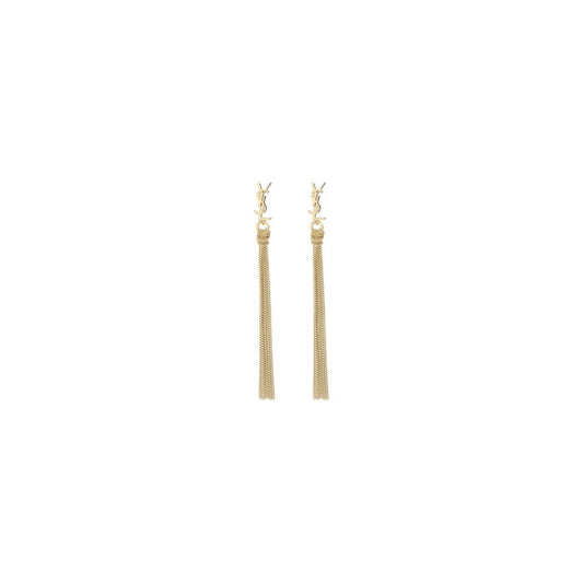 Saint Laurent Bo Pompons Chaines Brass Metal – One Size par Saint Laurent | Disponible sur Sandy Store ByNet