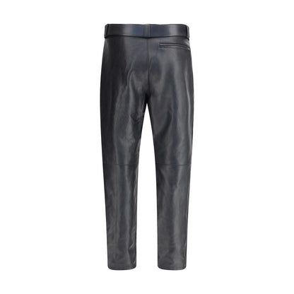 Saint Laurent Hammered leather belted Pants – IT48 | M par Saint Laurent | Disponible sur Sandy Store ByNet