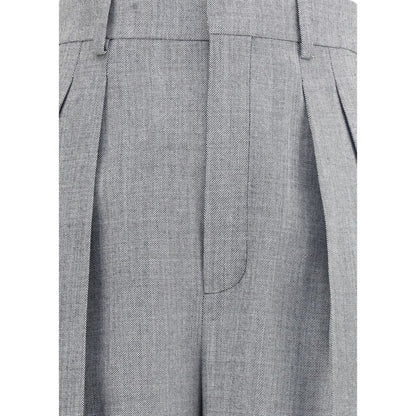 Saint Laurent Wool wide leg Pants – IT38 | S par Saint Laurent | Disponible sur Sandy Store ByNet