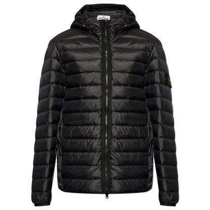 Stone Island Black Nylon Jacket - Sandy Store ByNet