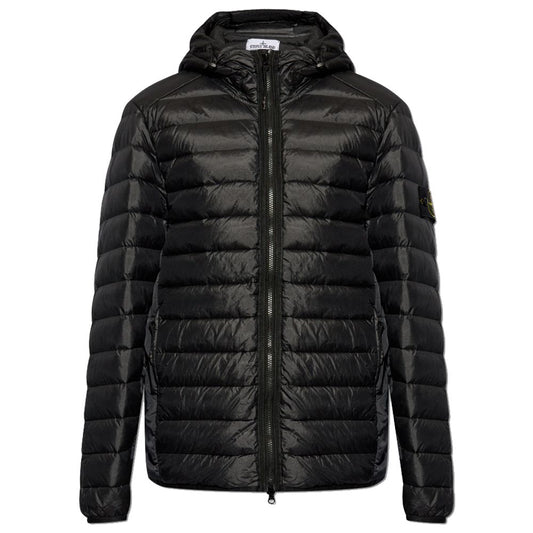 Stone Island Black Nylon Jacket - Sandy Store ByNet