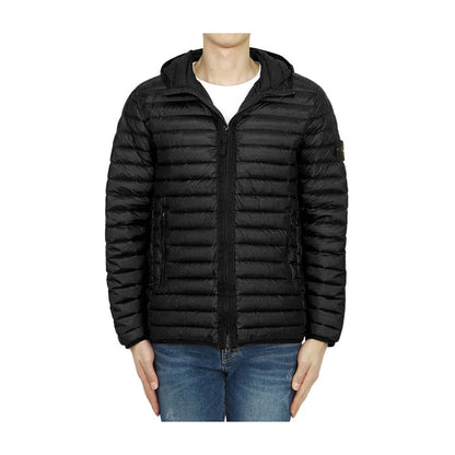 Stone Island Black Nylon Jacket - Sandy Store ByNet