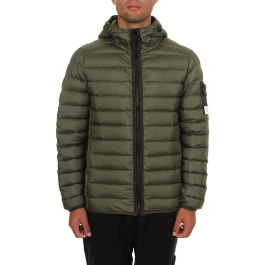 Stone Island Green Nylon Jacket - Sandy Store ByNet