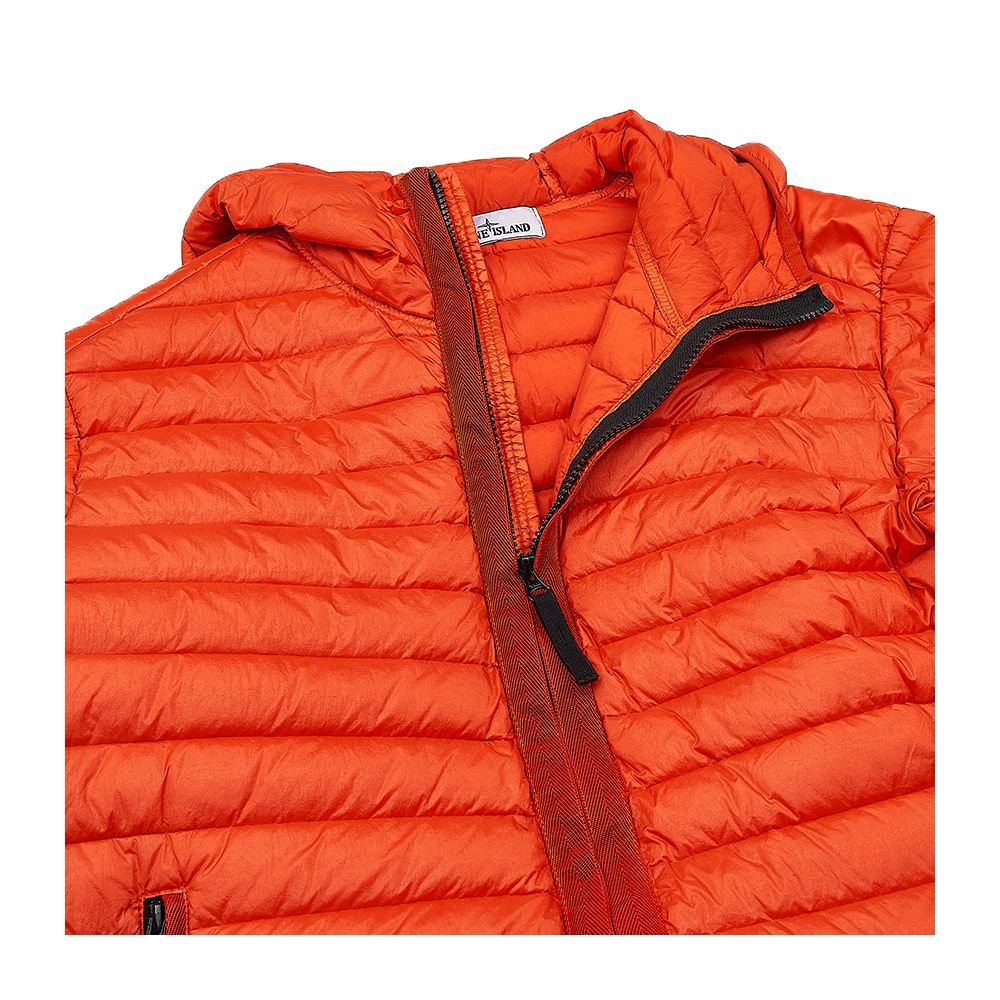 Stone Island Orange Nylon Jacket - Sandy Store ByNet
