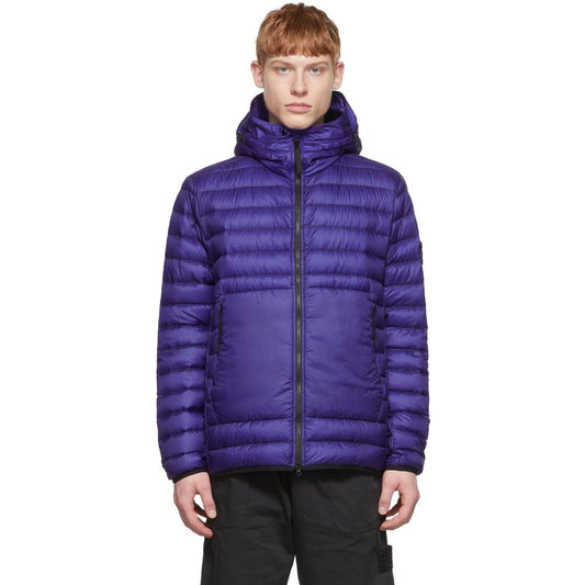 Stone Island Purple Nylon Jacket - Sandy Store ByNet