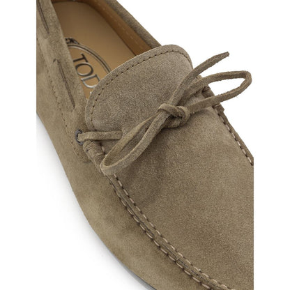 Tod's Beige Suede Leather Moccassin – 7.5 par Tod's | Disponible sur Sandy Store ByNet