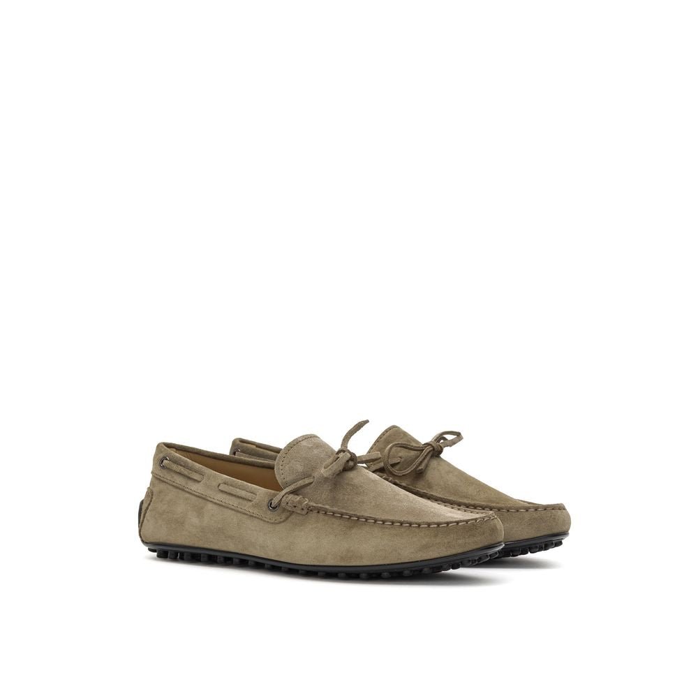 Tod's Beige Suede Leather Moccassin – 7.5 par Tod's | Disponible sur Sandy Store ByNet