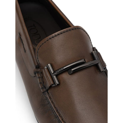 Tod's Brown Leather Moccassin – 10.5 par Tod's | Disponible sur Sandy Store ByNet
