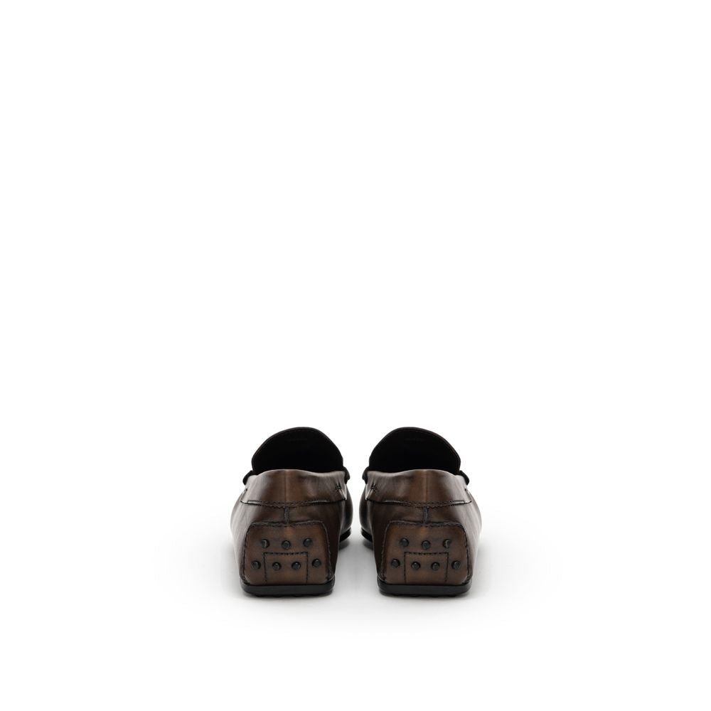 Tod's Brown Leather Moccassin – 10.5 par Tod's | Disponible sur Sandy Store ByNet