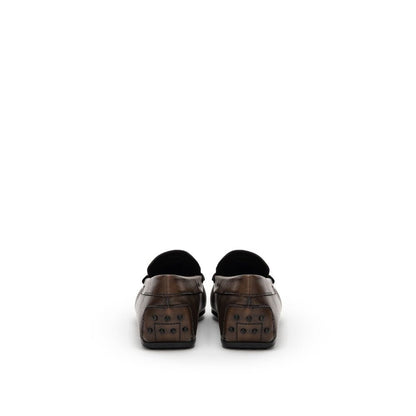 Tod's Brown Leather Moccassin – 10.5 par Tod's | Disponible sur Sandy Store ByNet