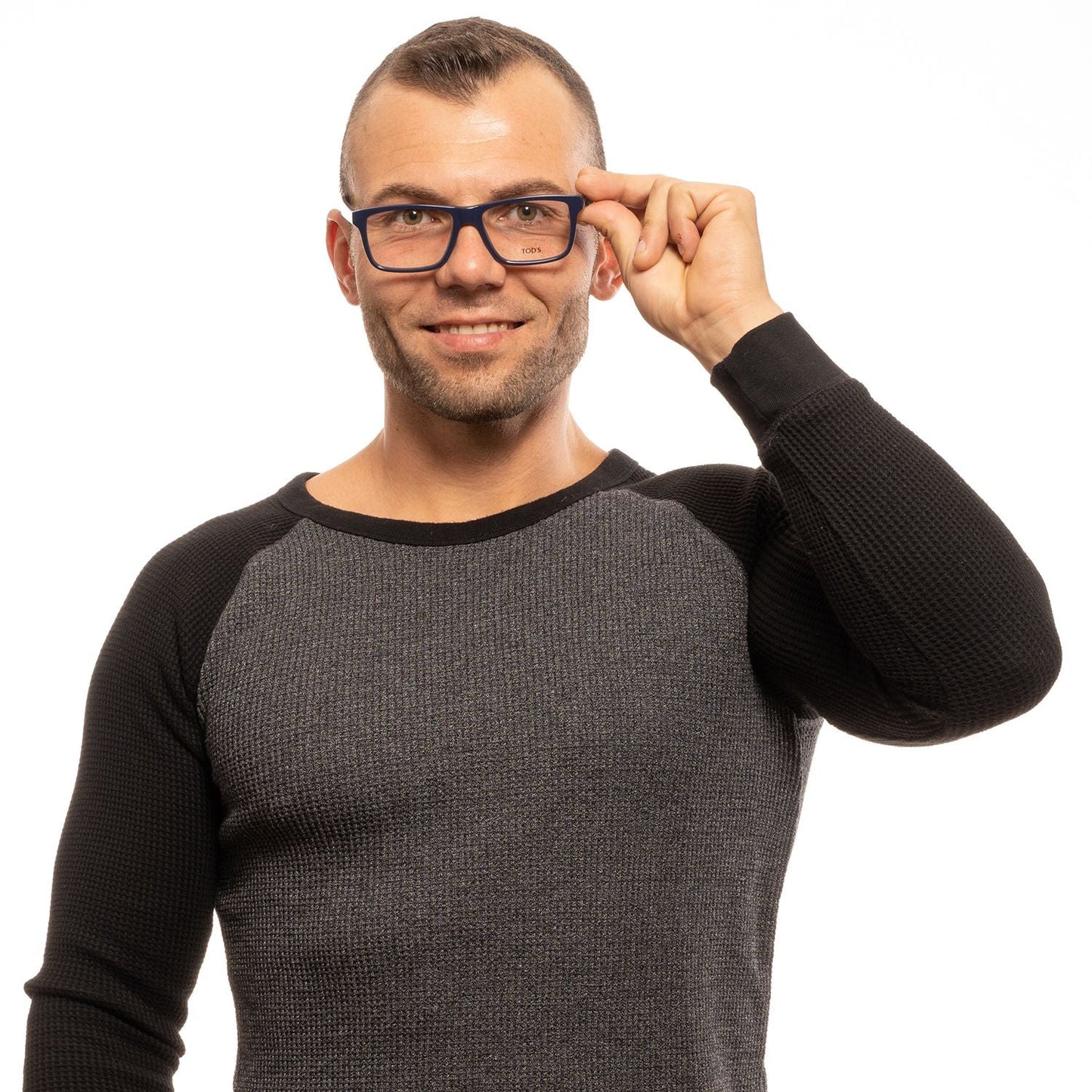 Tod's Chic Blue Rectangular Men's Eyewear – par Tod's | Disponible sur Sandy Store ByNet