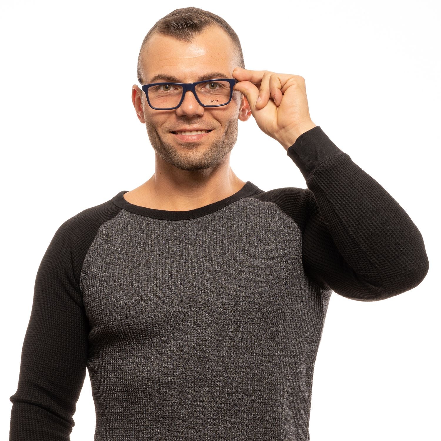 Tod's Chic Blue Rectangular Men's Eyewear – par Tod's | Disponible sur Sandy Store ByNet
