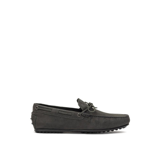 Tod's Gray Nubuc Leather Moccassin – 7.5 par Tod's | Disponible sur Sandy Store ByNet
