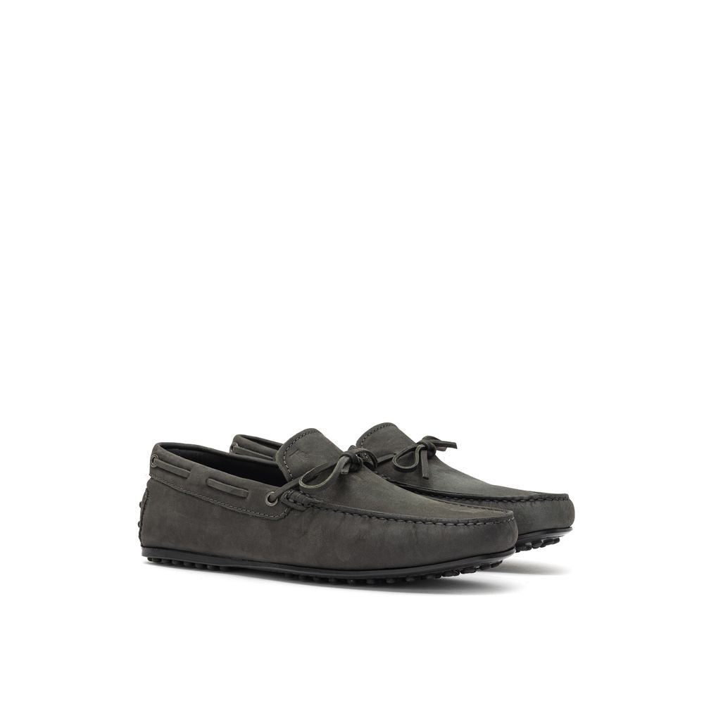 Tod's Gray Nubuc Leather Moccassin – 7.5 par Tod's | Disponible sur Sandy Store ByNet