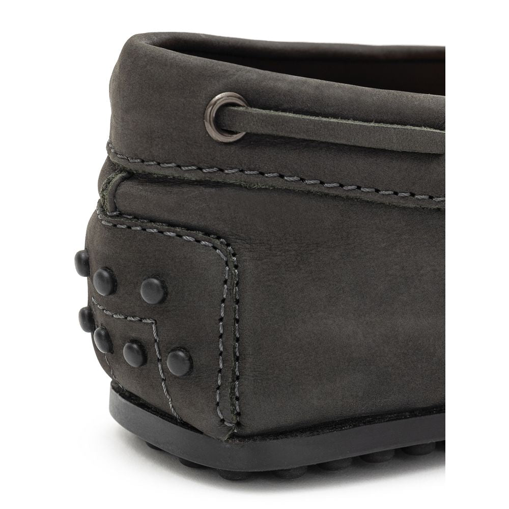Tod's Gray Nubuc Leather Moccassin – 7.5 par Tod's | Disponible sur Sandy Store ByNet