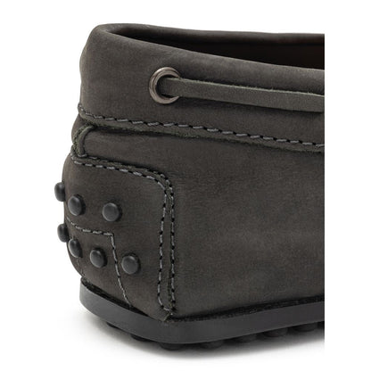Tod's Gray Nubuc Leather Moccassin – 7.5 par Tod's | Disponible sur Sandy Store ByNet