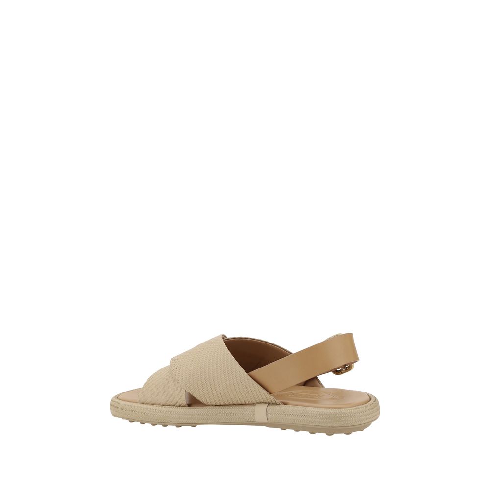 Tod's Raffia Sandals - Sandy Store ByNet