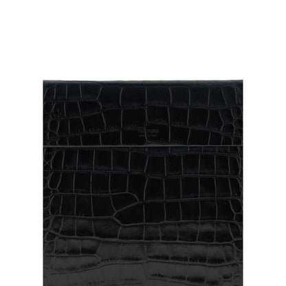 Tom Ford Crocodile print leather Pouch – par Tom Ford | Disponible sur Sandy Store ByNet