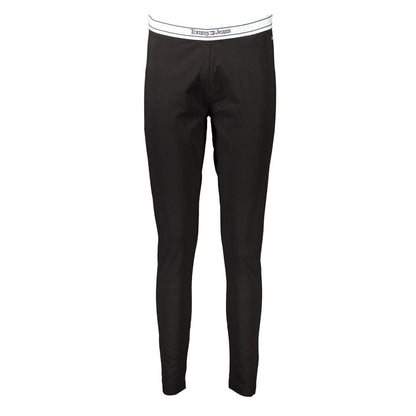 Tommy Hilfiger Black Cotton Pant – 2XS par Tommy Hilfiger | Disponible sur Sandy Store ByNet